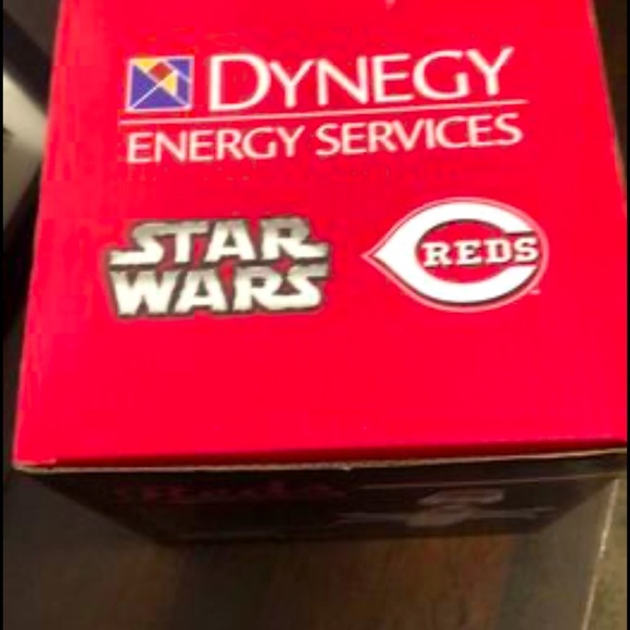New in box Cincinnati Reds Star Wars X-Wing fighter Mr. red legs bobble head MLB - Picture 4 of 5